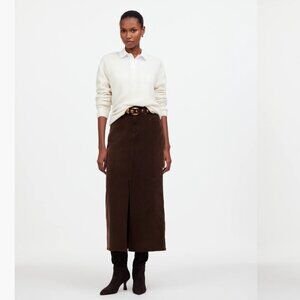 Madewell Brown Maxi Skirt